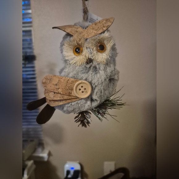 Rustic Owl Wall Decor Set - Brown and Gray - Picture 2 of 4